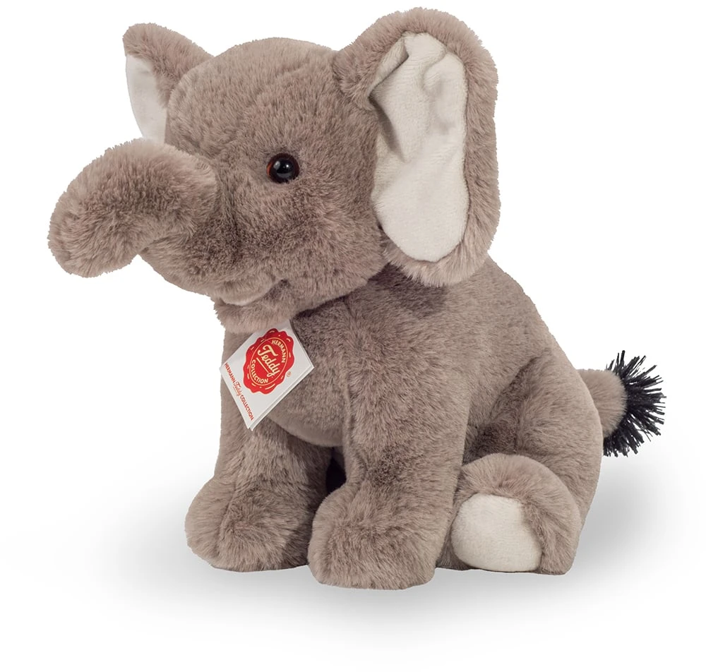 Teddy Hermann - Sėdintis dramblys 25 cm - (TH907435)