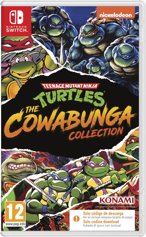 Teenage Paaugliai mutantai vėžliai nindziai: Cowabunga kolekcija (kodas dėžutėje) – Nintendo Switch