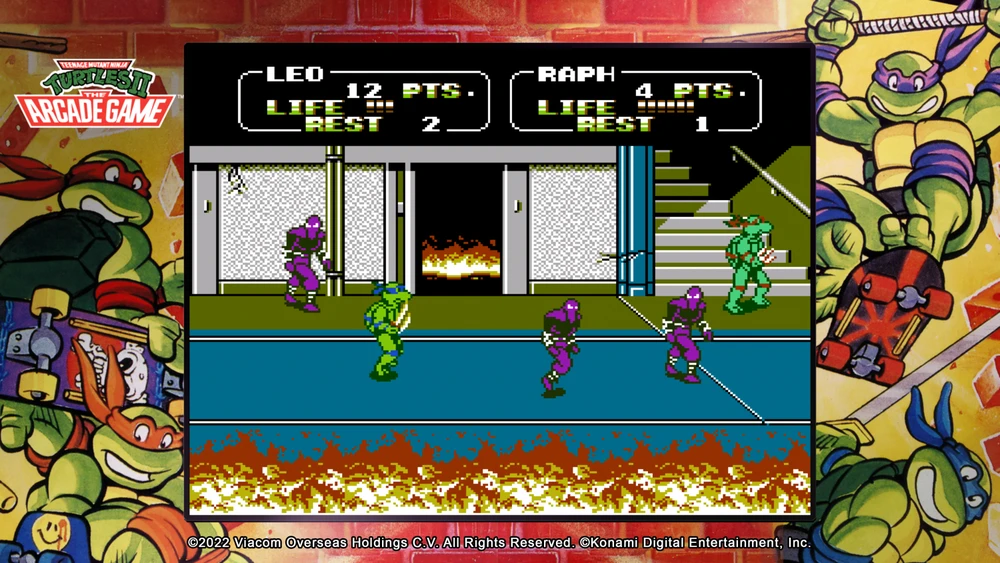 Teenage Konami paaugliai mutantai vėžliai nindziai: Cowabunga kolekcija