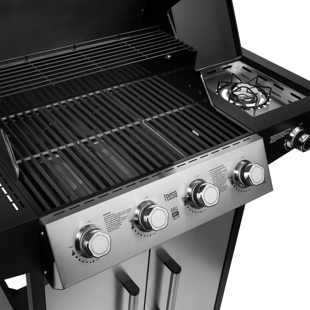Teesa BBQ 5007 MASTER dujinis grilis - 5 degikliai - vieta cilindrui