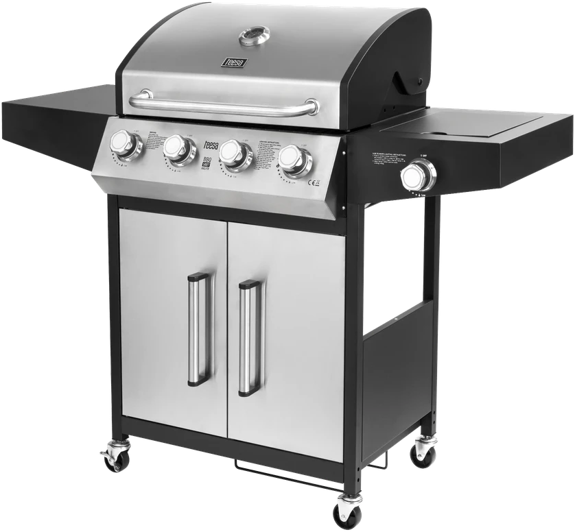 Teesa BBQ 5007 MASTER dujinis grilis - 5 degikliai - vieta cilindrui
