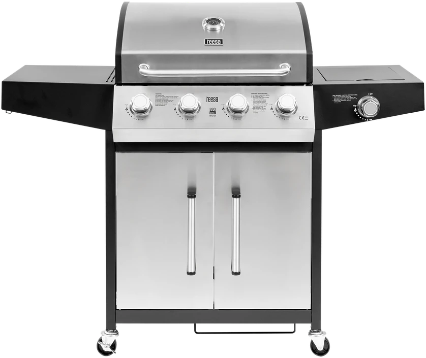 Teesa BBQ 5007 MASTER dujinis grilis - 5 degikliai - vieta cilindrui