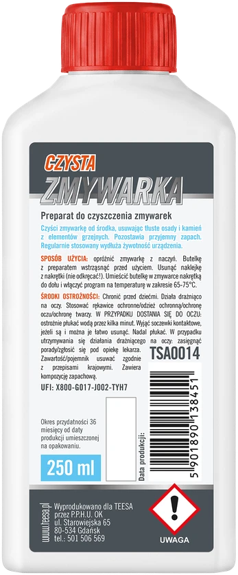 Preparat TEESA indaplovių valiklis 250 ml