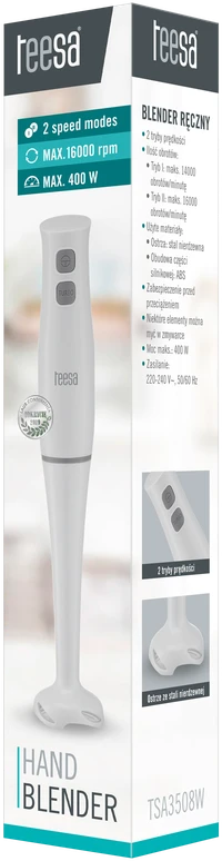 Teesa Rankinis trintuvas 400W baltas