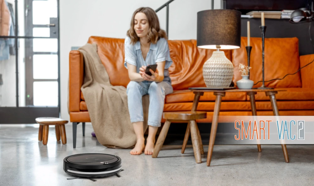 Dulkių siurblys  - robotas Teesa Smart Vac, Juodas