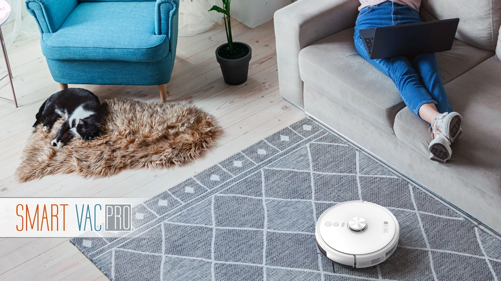 Dulkių siurblys - robotas Teesa Smart Vac Pro, Baltas