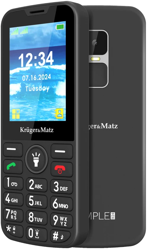 Telefonas GSM dla seniora Kruger & Matz Simple 924