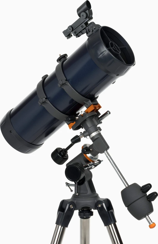 Celestron Astromaster 114EQ-MD teleskopas su telefono adapteriu ir mėnulio filtru