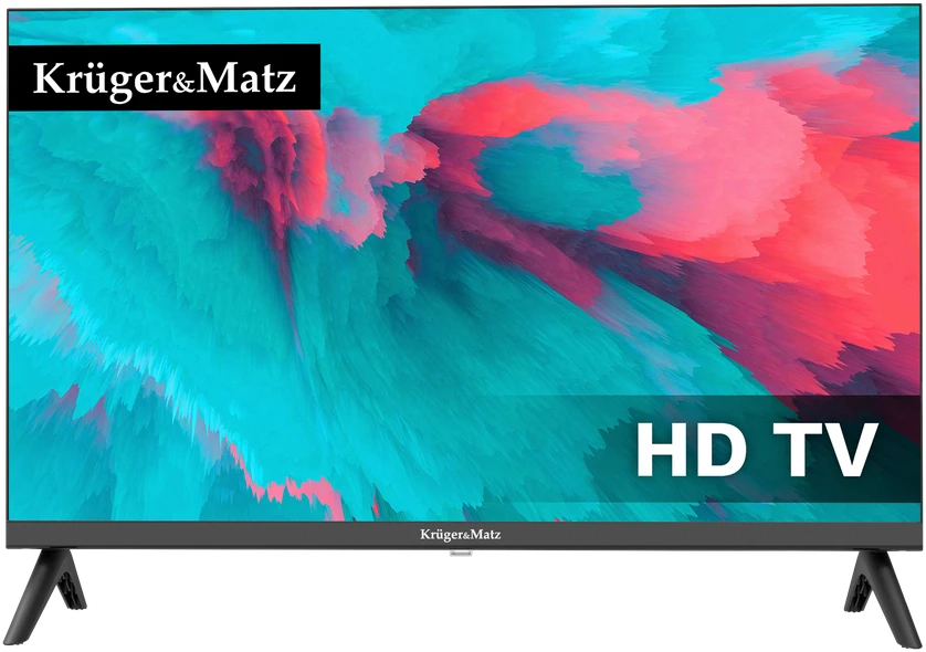 Televizorius Kruger & Matz 24" HD DVB-T2 H.265 HEVC 230/12V