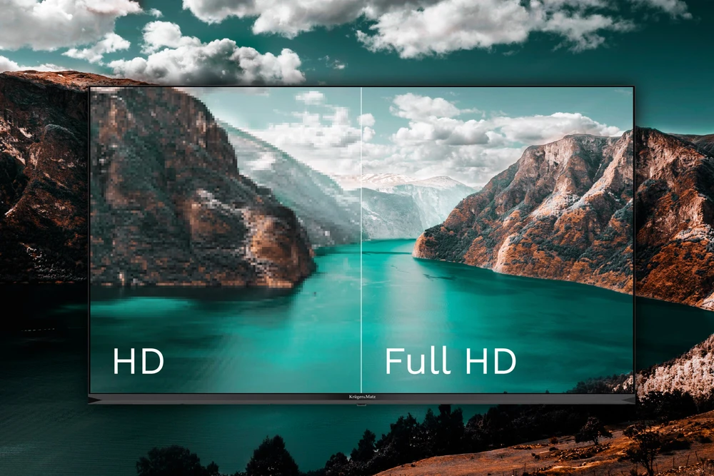 Kruger & Matz 40" FHD išmanusis DVB-T2/S2 H.265 Hevc televizorius