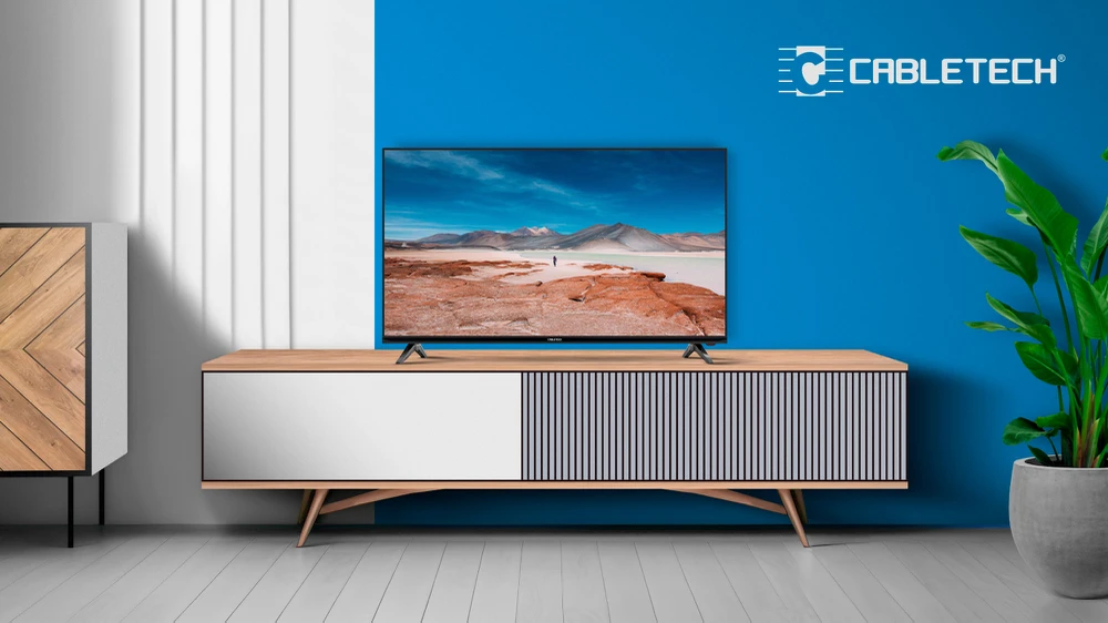 Televizorius „Cabletech“ 40 colių FHD DVB-T2 H.265 HEVC televizorius