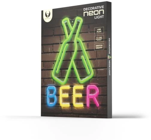 TelForceone Neon plexi led beer multikolor fpne08 forever light