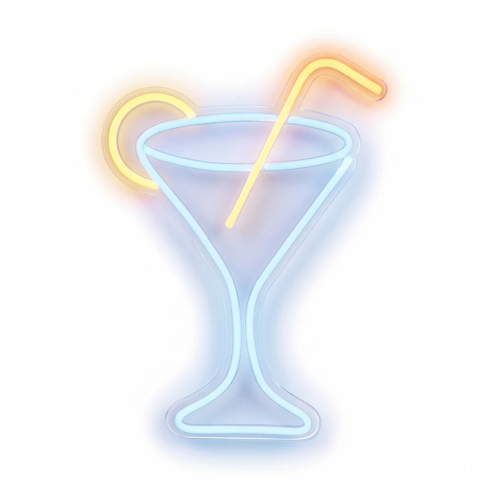 TelForceone Neon plexi LED kokteilinė multikolor fpne02 forever light