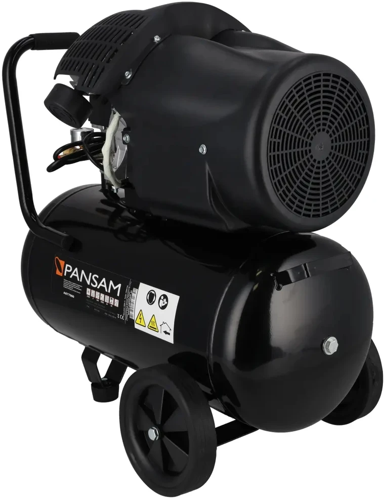 Pansam Oro kompresorius 22 KW 8 bar 2 cil 412lmin resiverio tal 50L 2 slegio manometr 2 greito jungimo movai