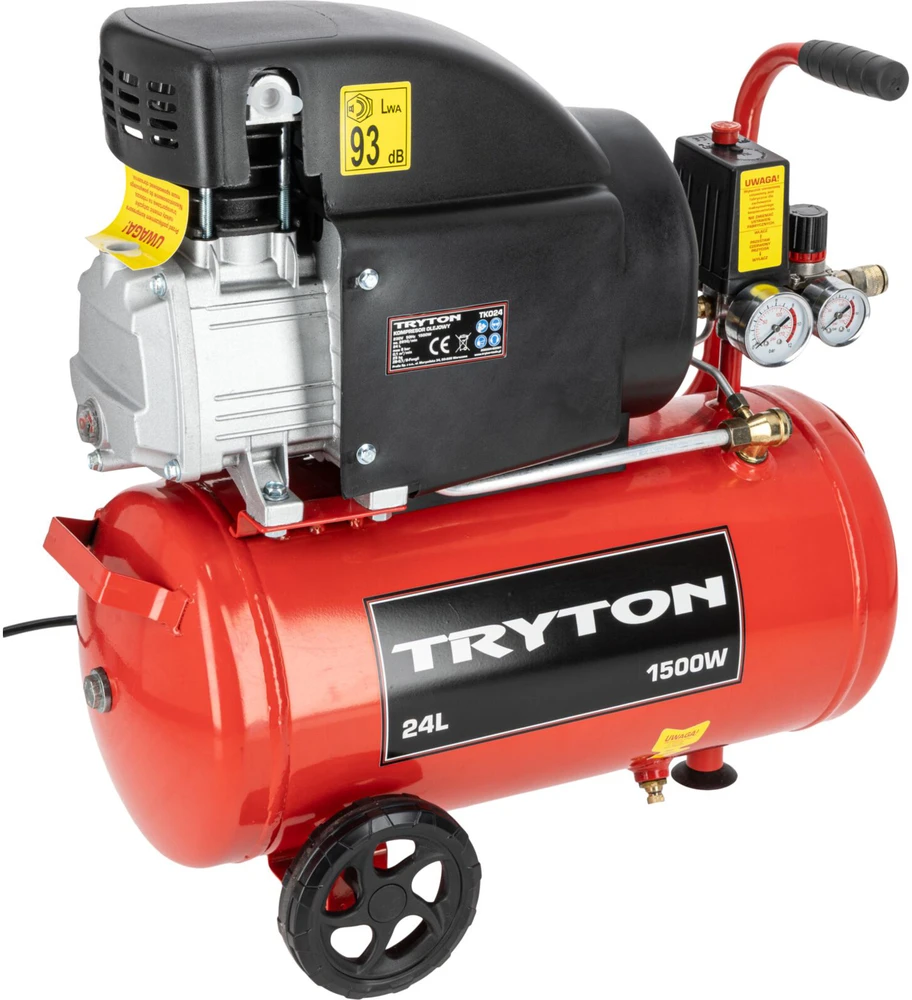 Tryton Tepalo kompresorius 24 l, 1500 W / 2 AG, 8 bar, 206 l/min