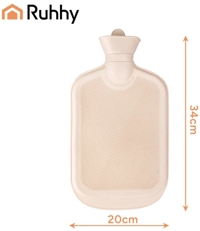 Rubber hot water bottle in a cover 2000ml Ruhhy