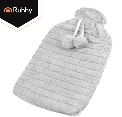 Rubber hot water bottle in a cover 2000ml Ruhhy