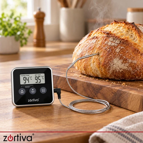 Virtuvės termometras su Zortiva zondu