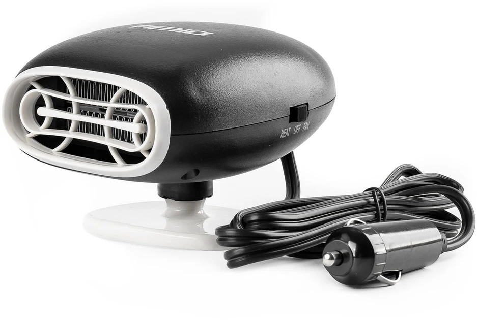 Automobilinis šildytuvas su ventiliatoriumi 12V 150W AMIO-02900