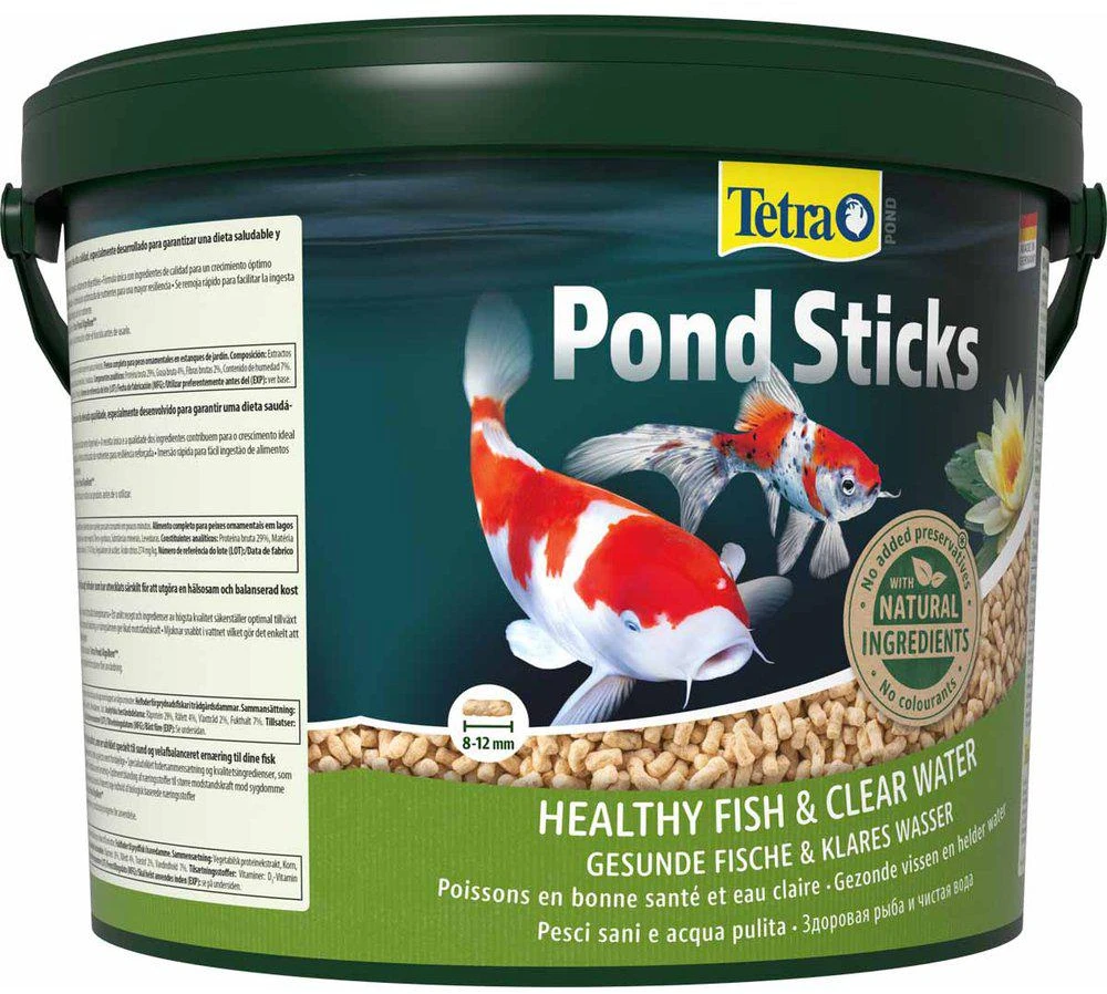 Tetra visav. tvenkiniuose gyv. žuvų paš. Tetra Pond Sticks 10L