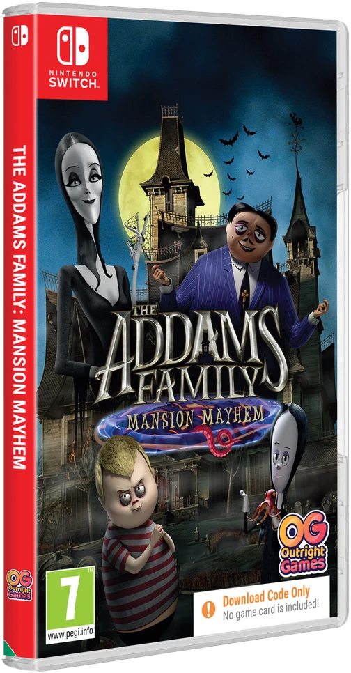 The Addamsų šeima: „Mansion Mayhem“ (kodas dėžutėje) – „Nintendo Switch“.