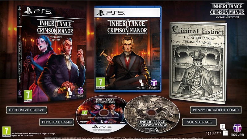 The „Crimson Manor“ palikimas (Viktorijos leidimas) – „PlayStation 5“