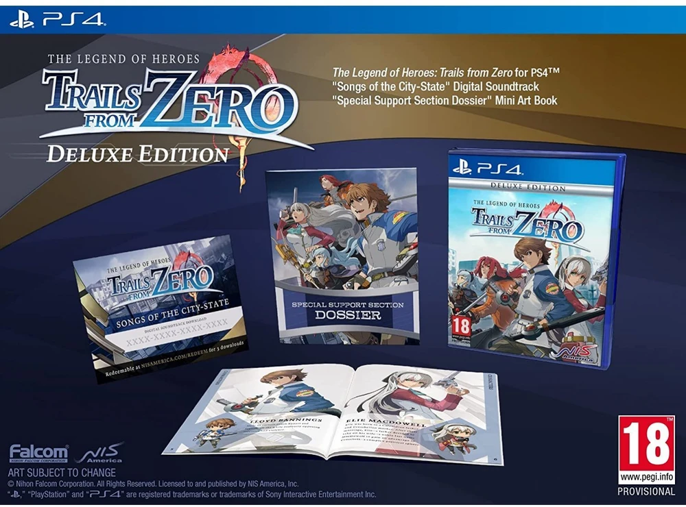„The Legend of Heroes: Trails from Zero Deluxe Edition“ – „PlayStation 4“