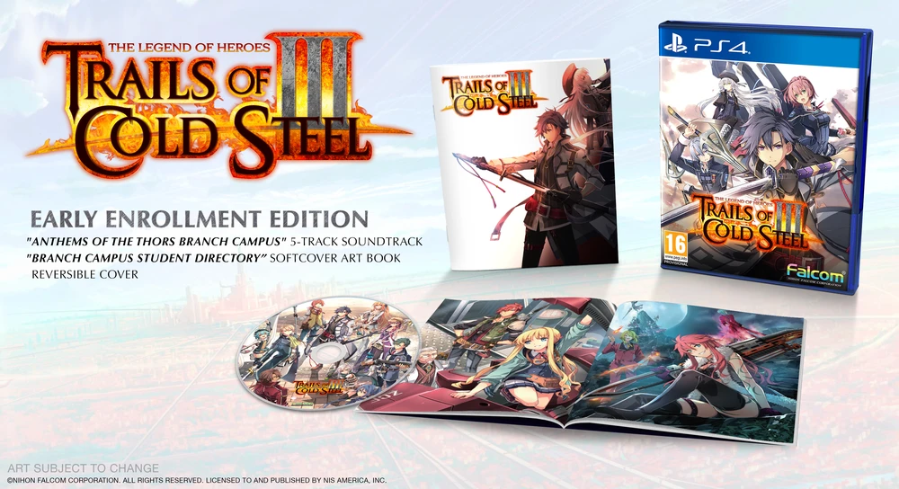 The „Herojų legenda: Šaltojo plieno takai III“ – „PlayStation 4“