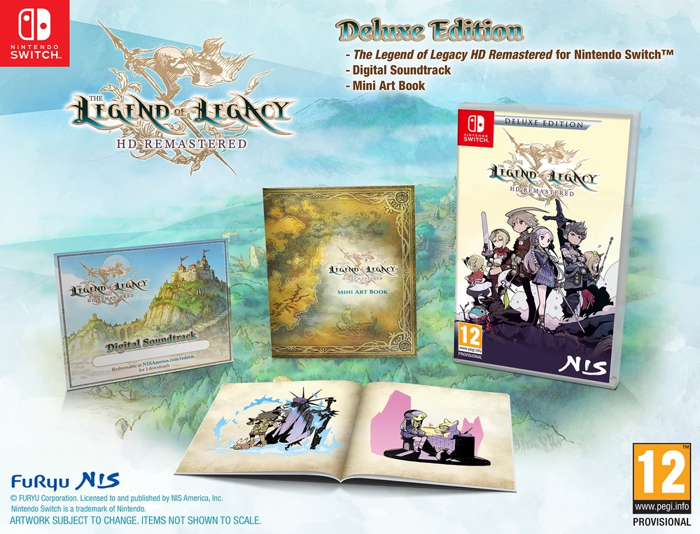 „The Legend of Legacy HD Remastered“ – „Nintendo Switch“