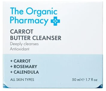 The Organic Pharmacy Carrot Butter Valiklis morkų sviesto veido valiklis, 50 ml