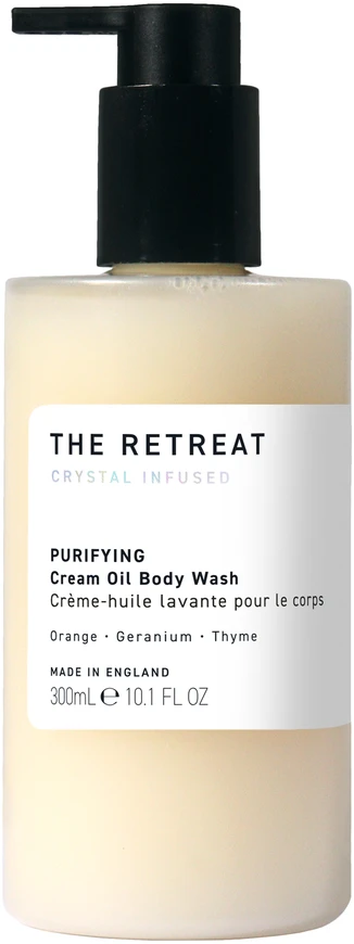 „The Retreat“ – valomasis kreminis aliejaus prausiklis kūnui – 300 ml.