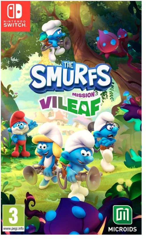 The Smurfai: „Vileaf misija“ – „Nintendo Switch“.