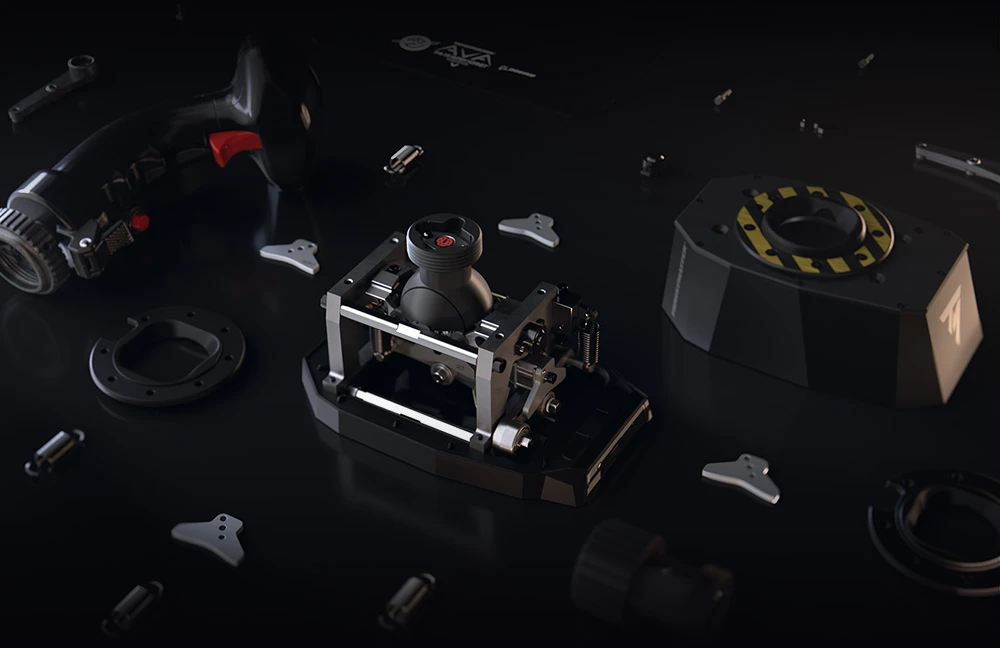 „Thrustmaster AVA Offset“ adapteriai
