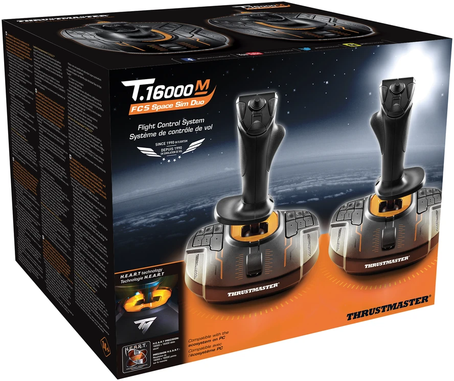 Vairalazdė Thrustmaster T.16000M FCS Space Sim Duo