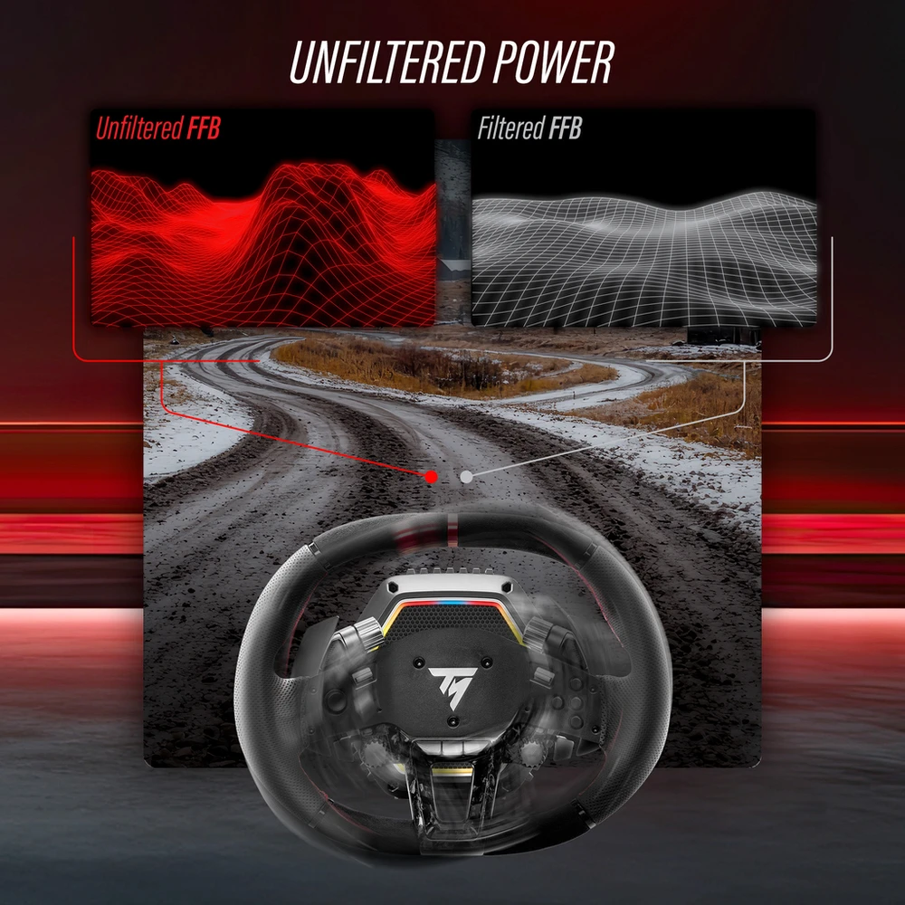Thrustmaster T818 Servo Base | Juodas Edition