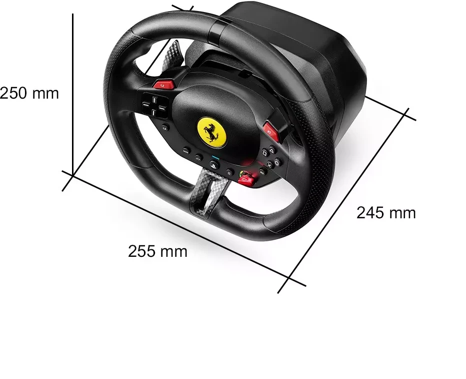Žaidimų vairo rinkinys Thrustmaster Racing Wheel | T98-P Ferrari 296 GTB (vairo rinkinys + pedalų rinkinys) PS4 / PS5 / PC
