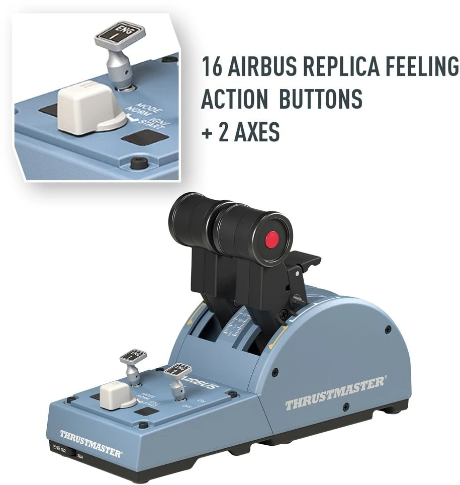 „Thrustmaster“ | Vairasvirtė „TCA Ofiicer Pack Airbus Edition“ | Vairasvirtė