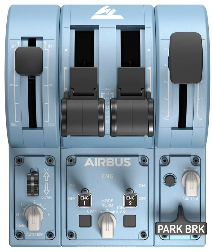 Žaidimų valdiklis Thrustmaster TCA Quadrant Add-On Airbus Edition