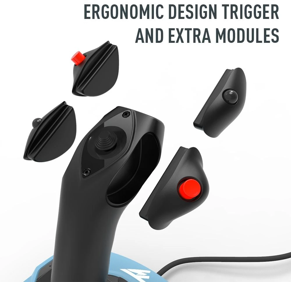 „Thrustmaster“ | Vairasvirtė „TCA Sidestick Airbus Edition“ | Vairasvirtė
