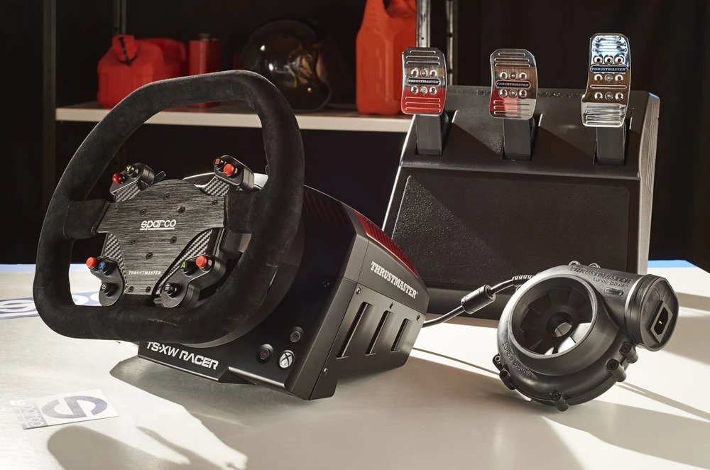 Žaidimų vairas Thrustmaster Steering Wheel TS-XW Racer, Juodos spalvos