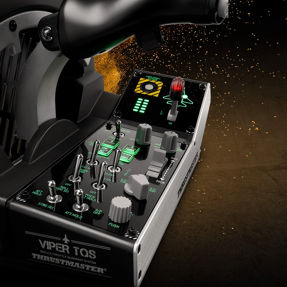 Thrustmaster Viper Mission Pack pasaulinė versija | Thrustmaster | Viper TQS misijos paketas | Juodas | Droselis