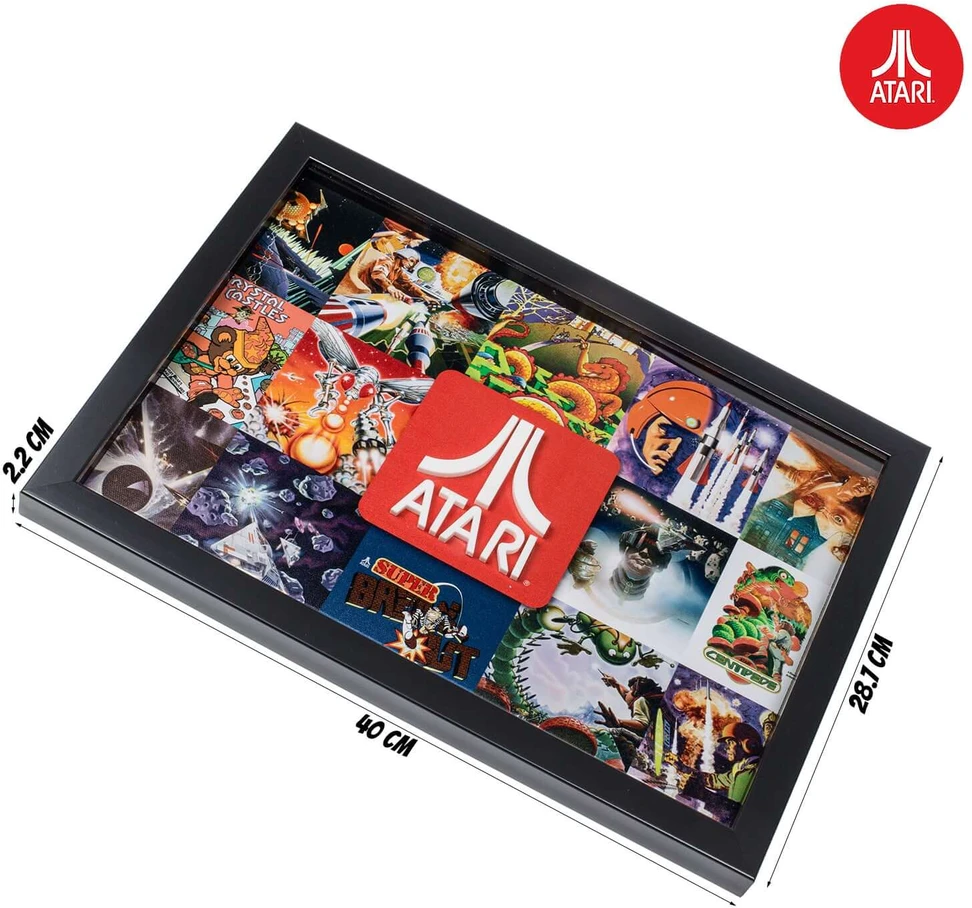 Thumbs Up Oficialus „Atari“ 3D sienos menas – „Atari Legends“