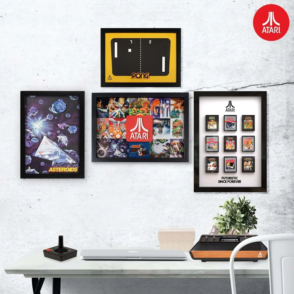 Plakatas Thumbs Up Oficialus „Atari“ 3D sienos menas – „Pong“ kolekcija