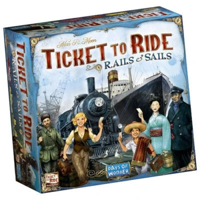 Ticket To Ride „Stebuklų dienų“ bilietas: bėgiai ir burės