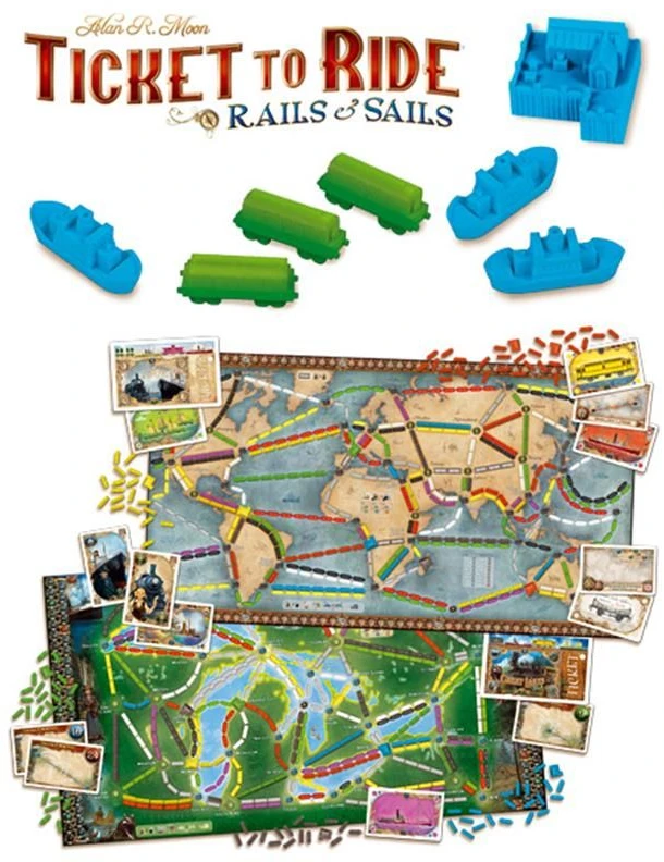 Days Of Wonder Ticket To Ride - Burės ir turėklai (šiaurės laivynas) (DOW720926)