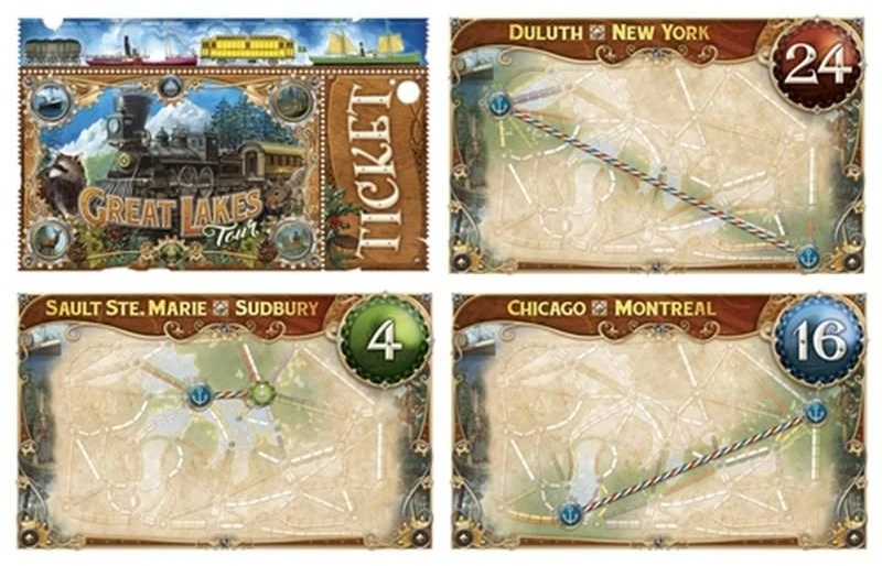 Days Of Wonder Ticket To Ride - Burės ir turėklai (šiaurės laivynas) (DOW720926)