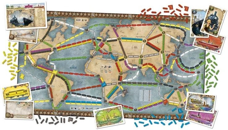 Days Of Wonder Ticket To Ride - Burės ir turėklai (šiaurės laivynas) (DOW720926)
