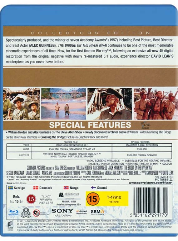 Tiltas per Kwai upę (Blu-ray)