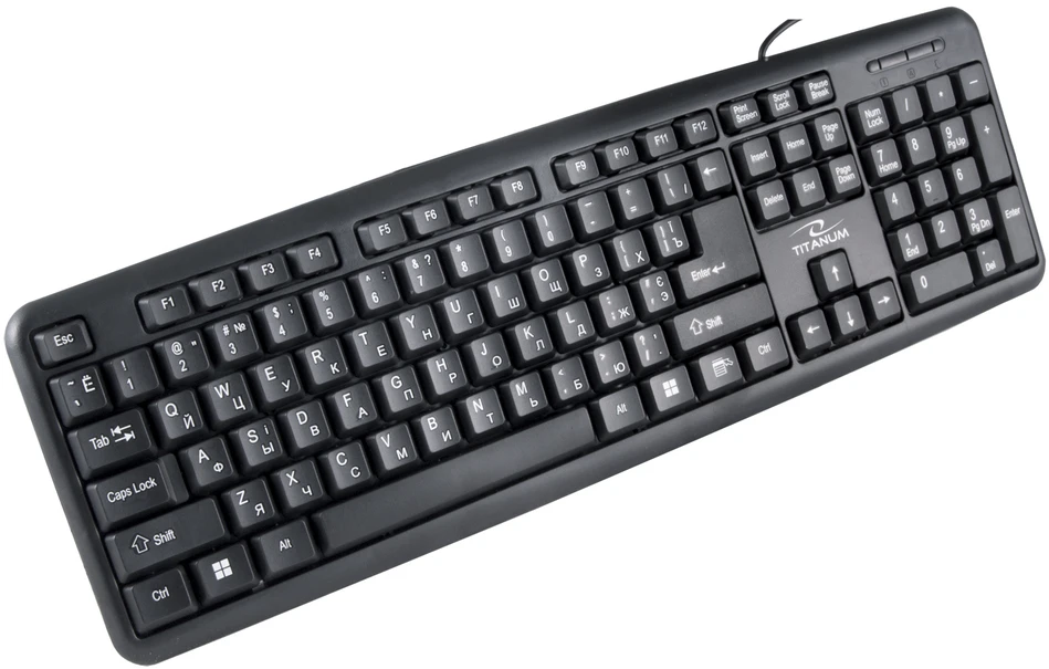 Esperanza TK101UA Titanium USB klaviatūra (ukrainietiška)