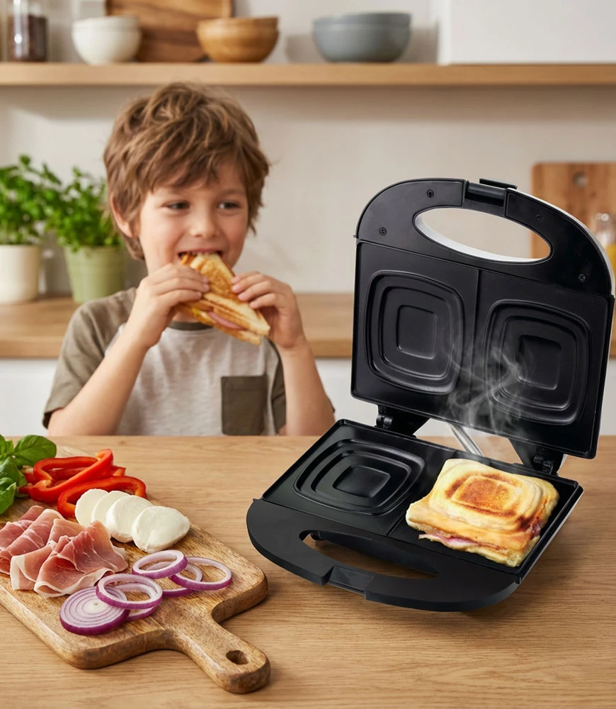 Sumuštinių keptuvas Toaster for sandwiches Esperanza Pizzaiola TKT005K (700W, juodos spalvos)